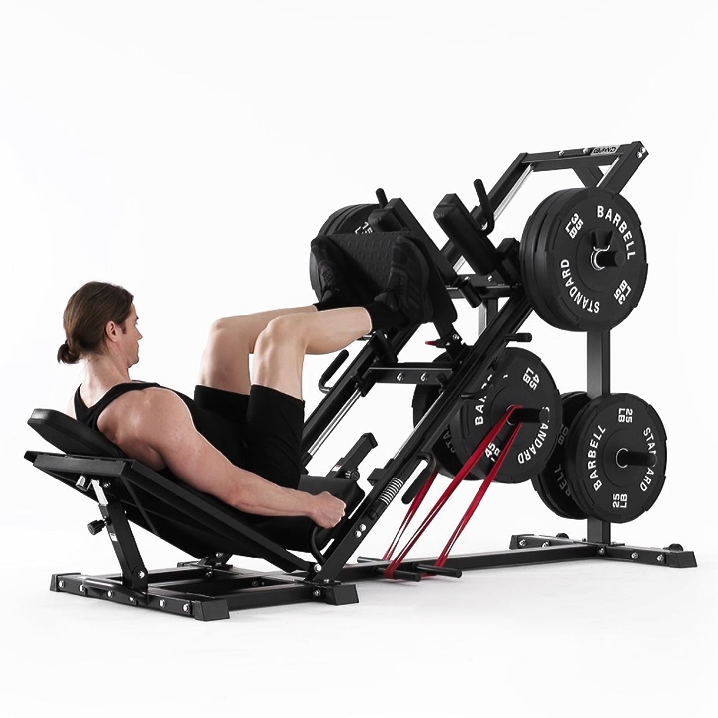 Heavy-duty Home Gym Leg Press Hack Squat Combo Machine DD07