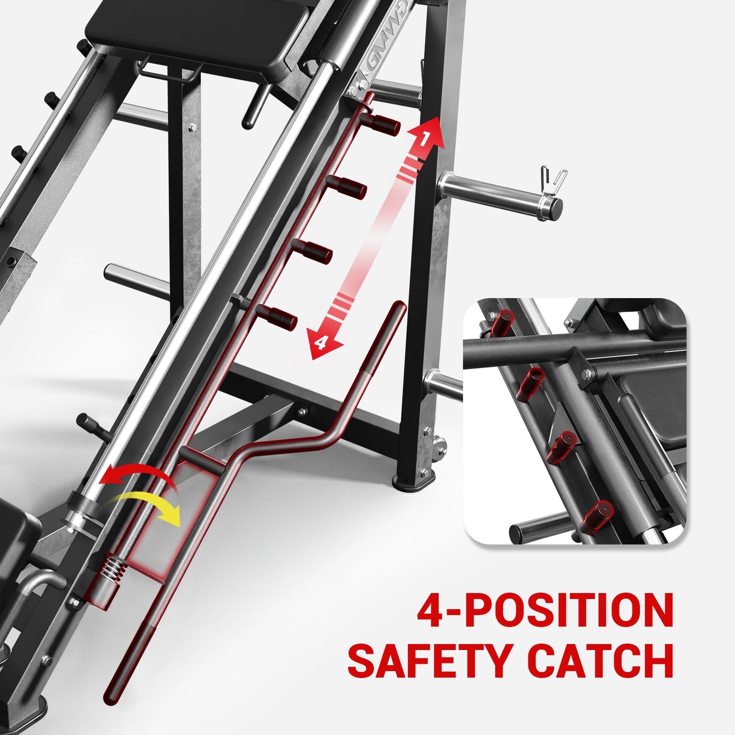 Premium Leg Press Hack Squat Machine LH01