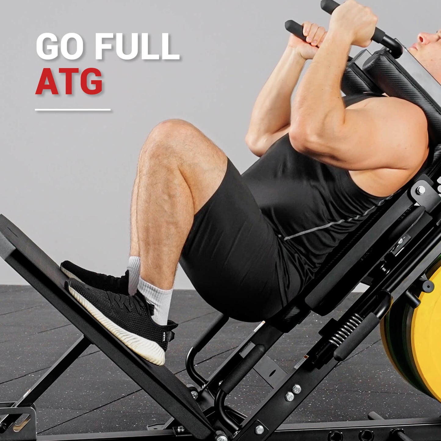 2-in-1 Leg Press Hack Squat Machine DD09