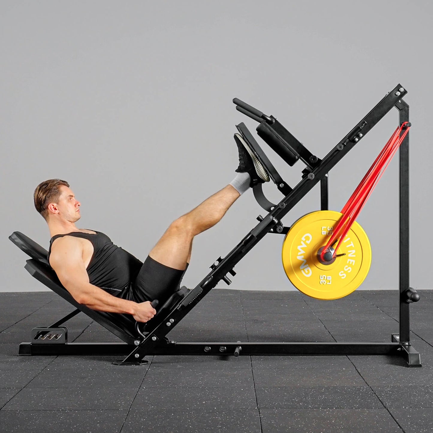 2-in-1 Leg Press Hack Squat Machine DD09