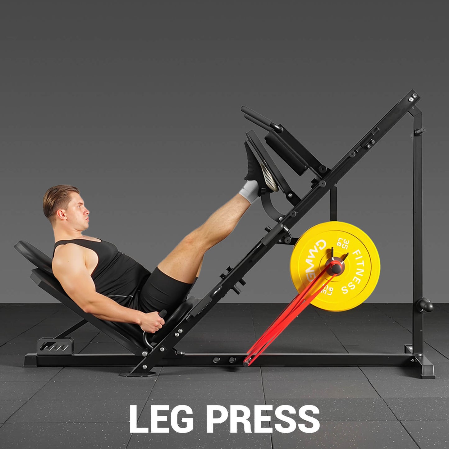 2-in-1 Leg Press Hack Squat Machine DD09