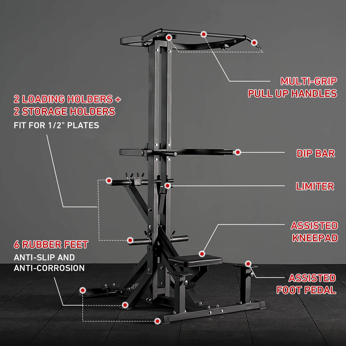 Assisted Pull-Up and Dip Machine AP01