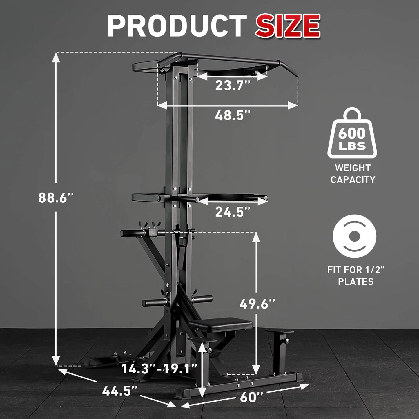 Assisted Pull-Up and Dip Machine AP01