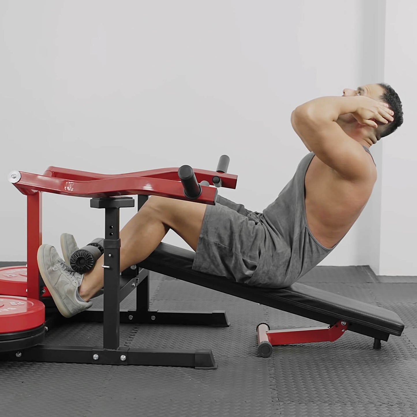 Compact Incline/ Flat Bench Press Machine V1