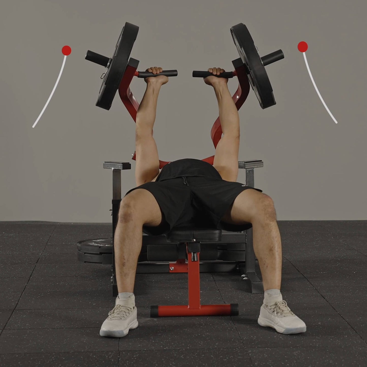 Compact Incline/ Flat Bench Press Machine V1