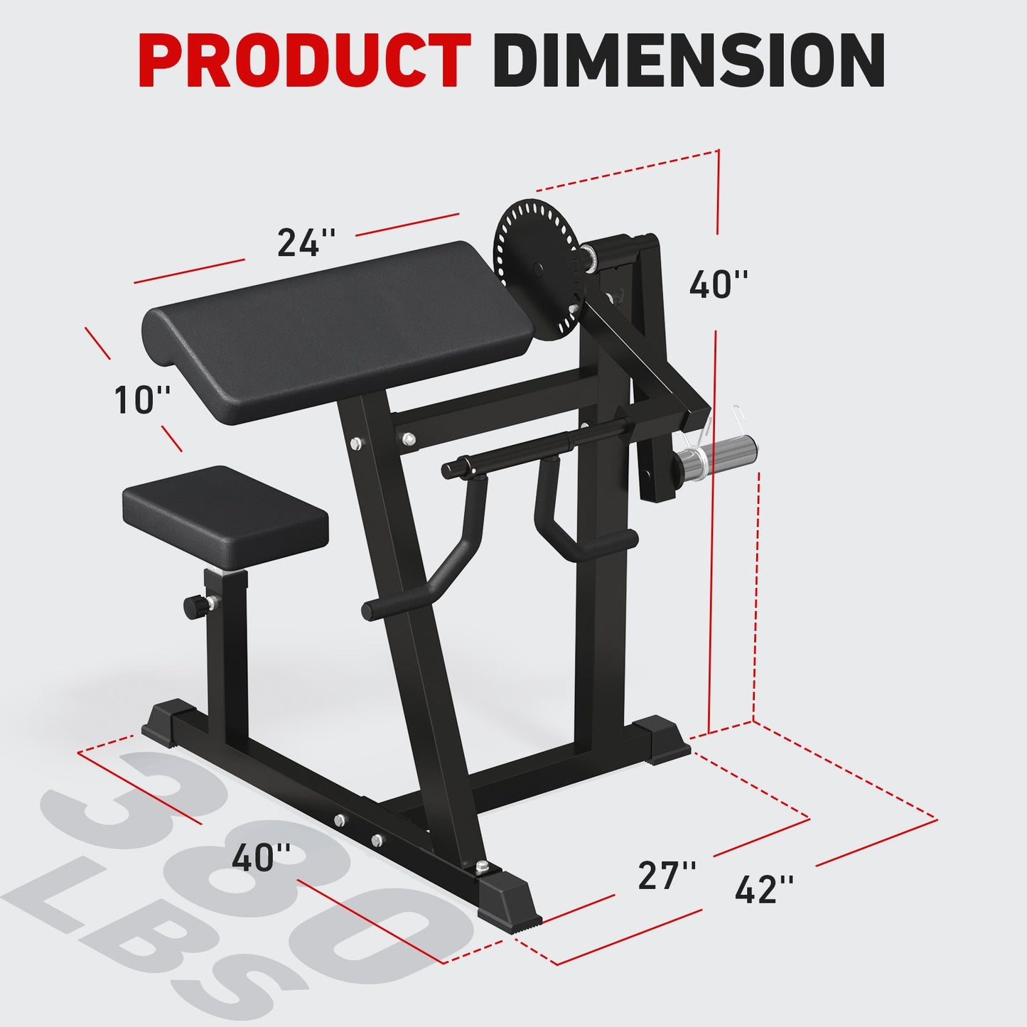Bicep Curl And Tricep Extension Machine WJ32