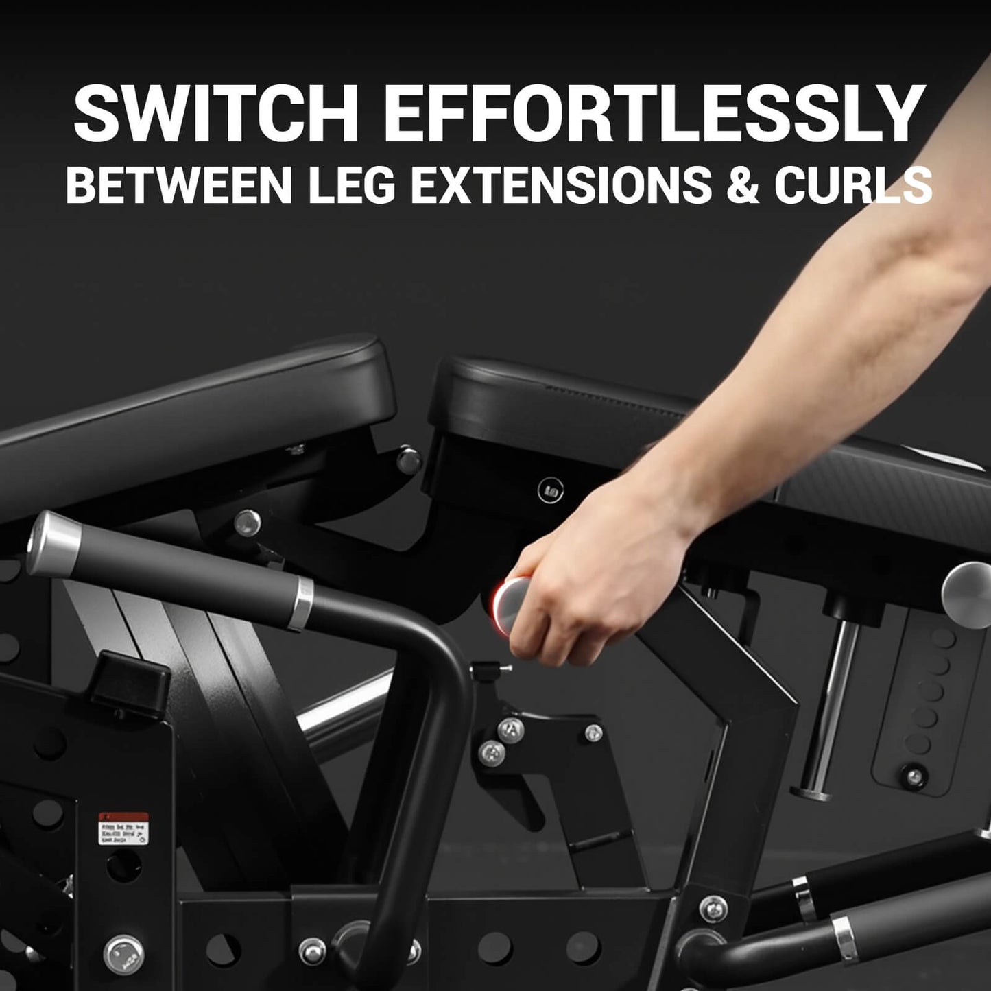 Commercial Leg Extension and Prone Leg Curl Machine LE08 2.0