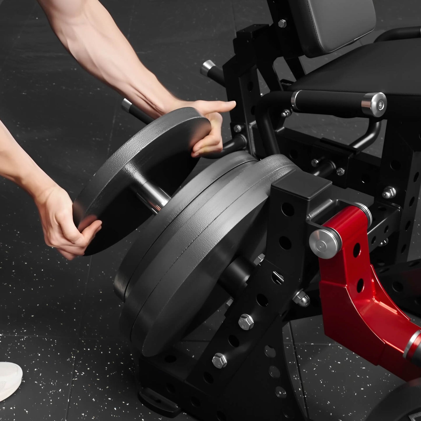 Commercial Leg Extension and Prone Leg Curl Machine LE08 2.0