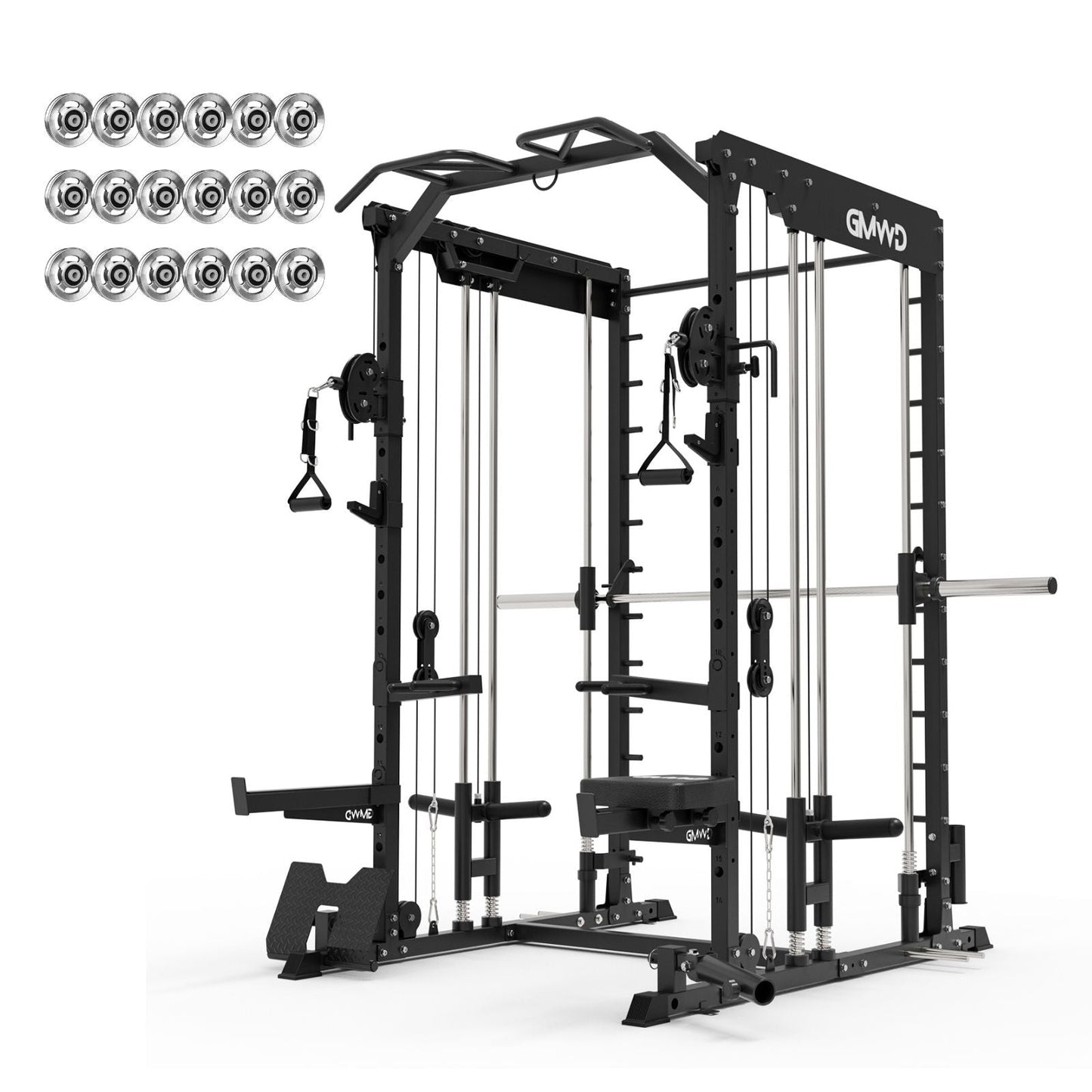 Dual Action Smith Machine with Functional Trainer SM01