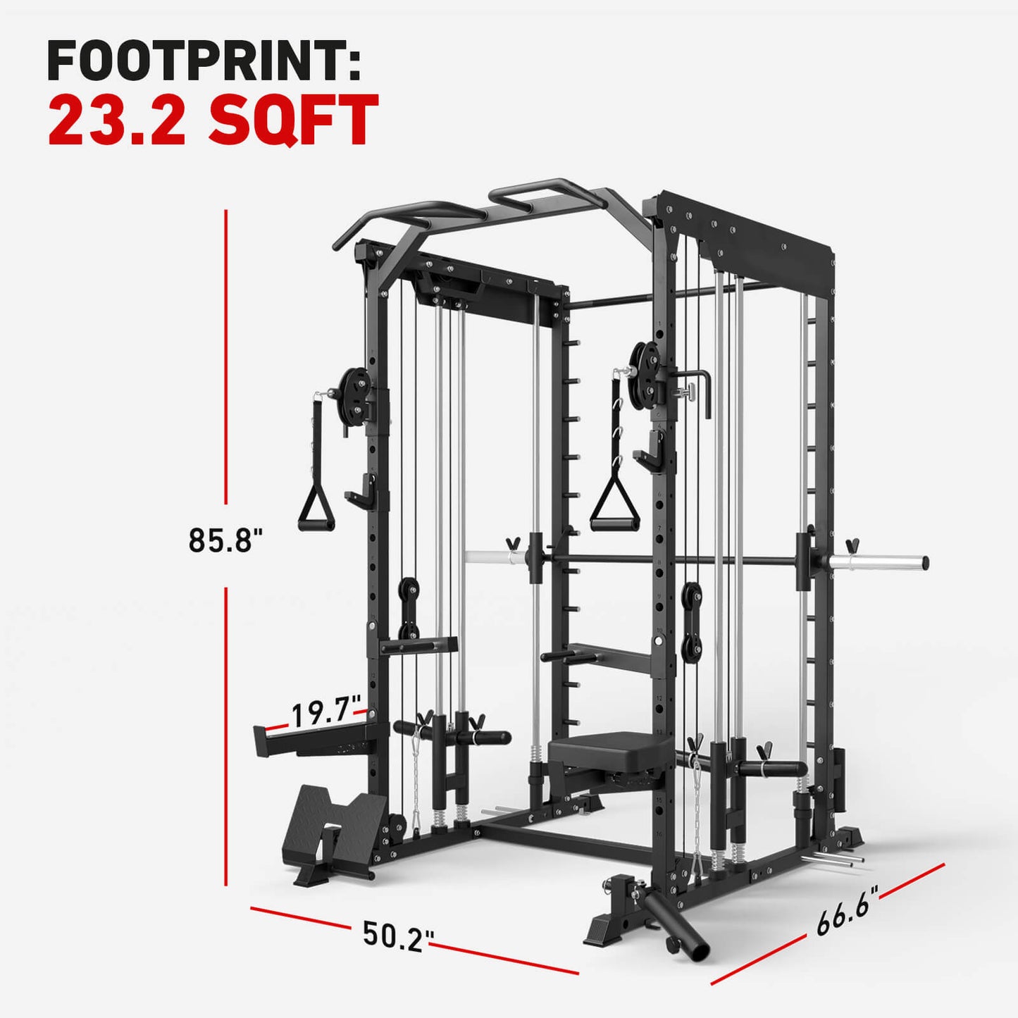 Dual Action Smith Machine with Functional Trainer SM01