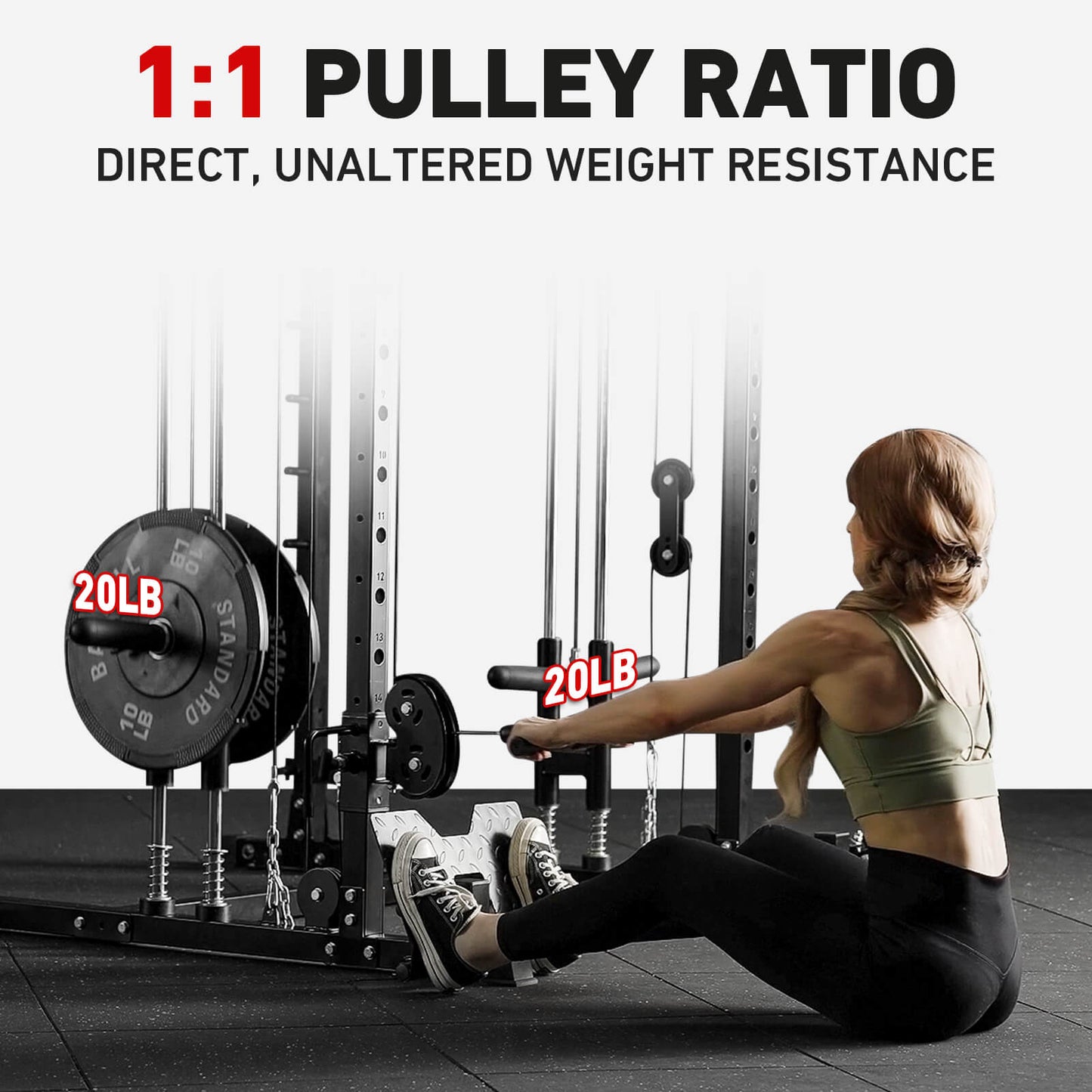 Dual Action Smith Machine with Functional Trainer SM01