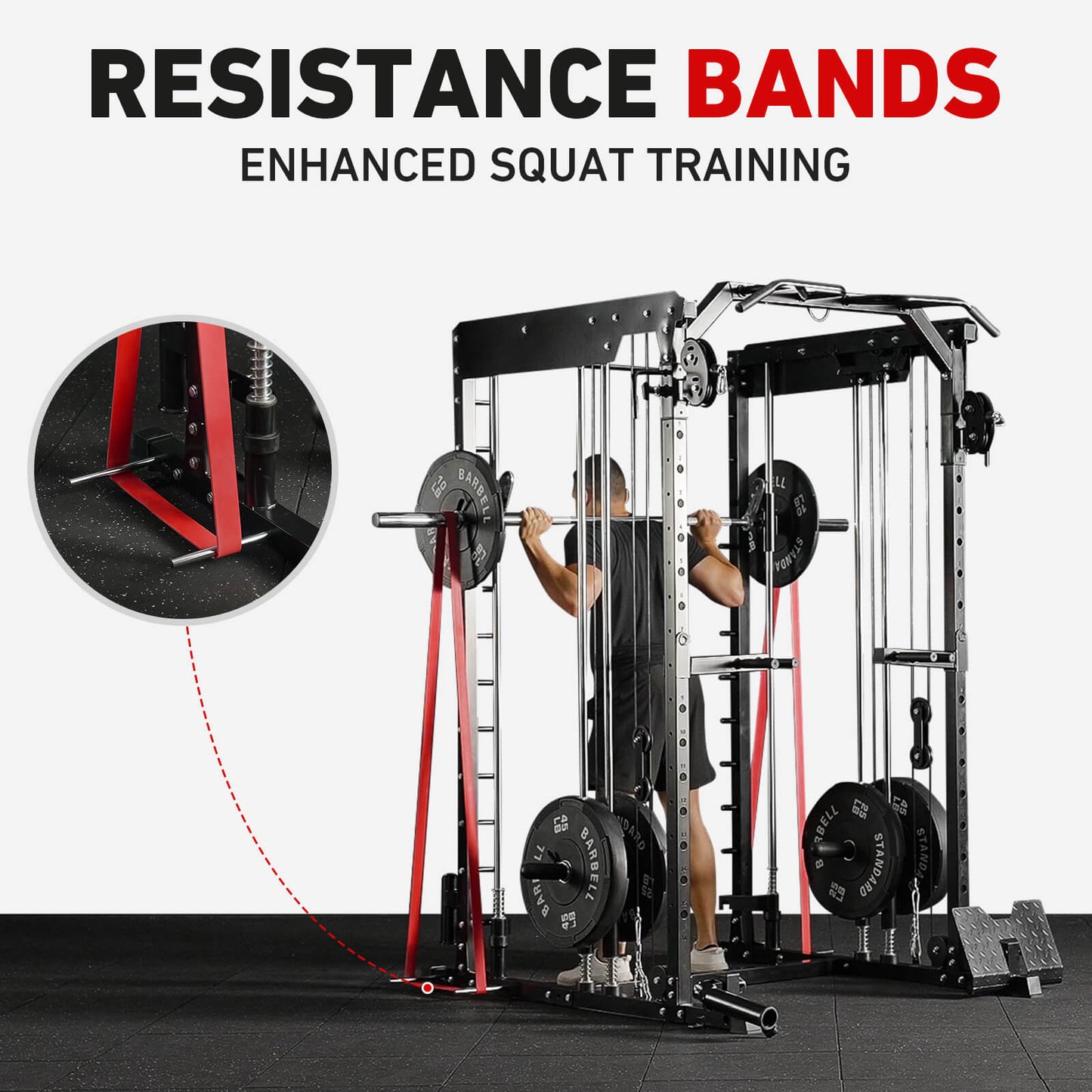 Dual Action Smith Machine with Functional Trainer SM01