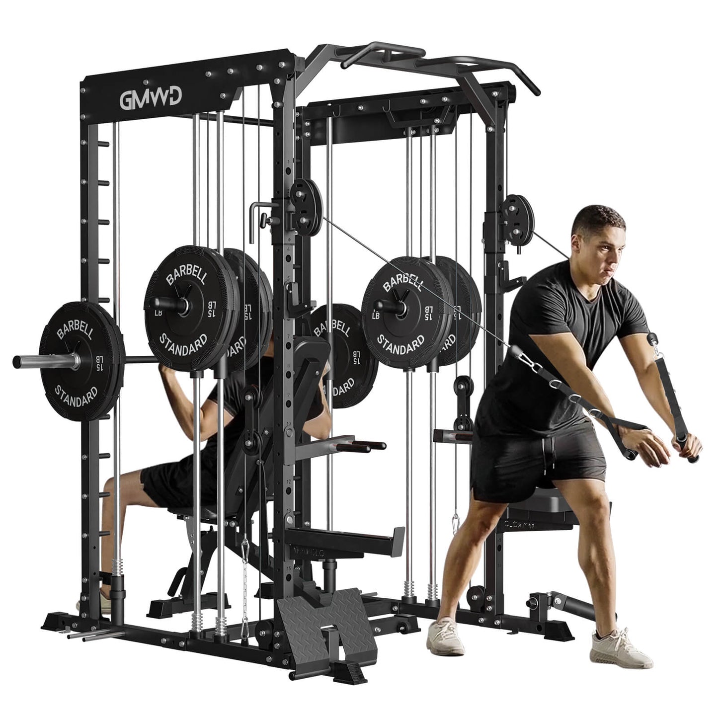 Dual Action Smith Machine with Functional Trainer SM01