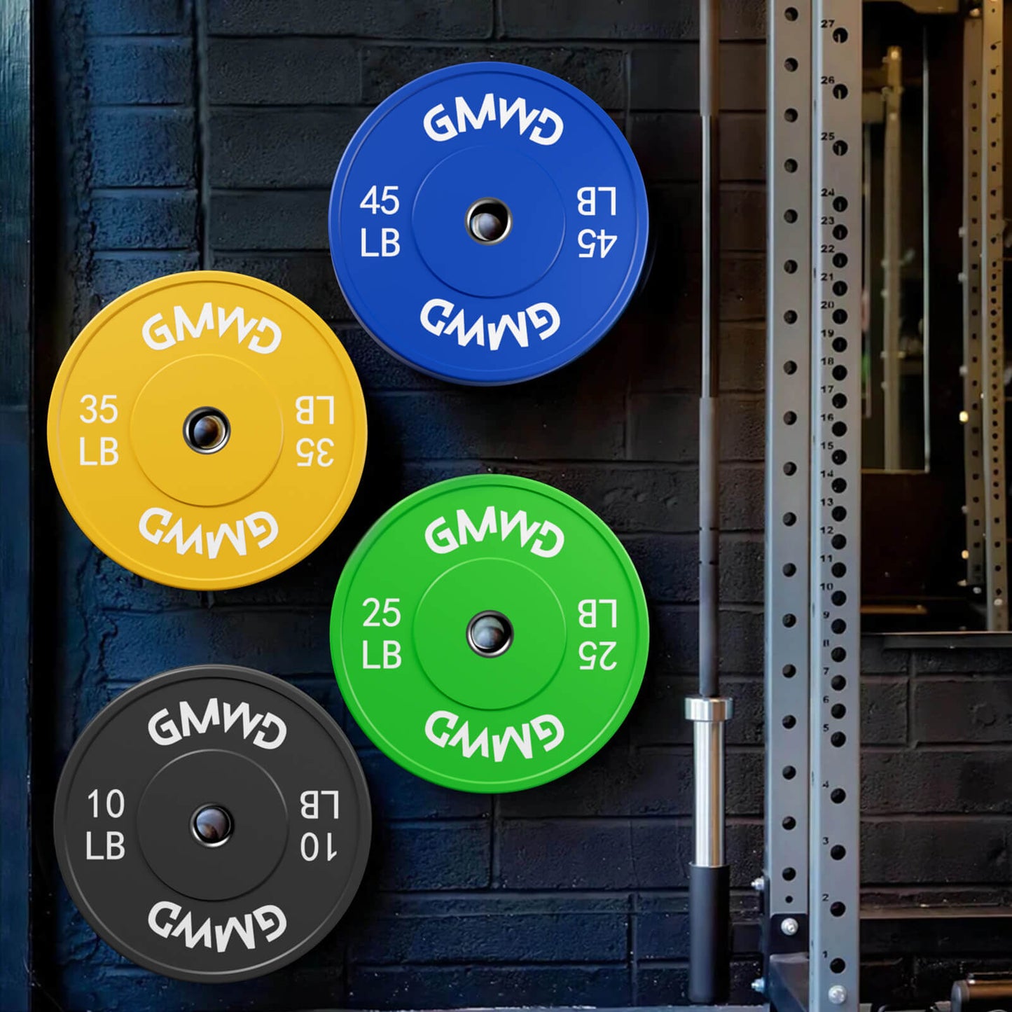 EZ Grip Color Bumper Plates Set 230LBS