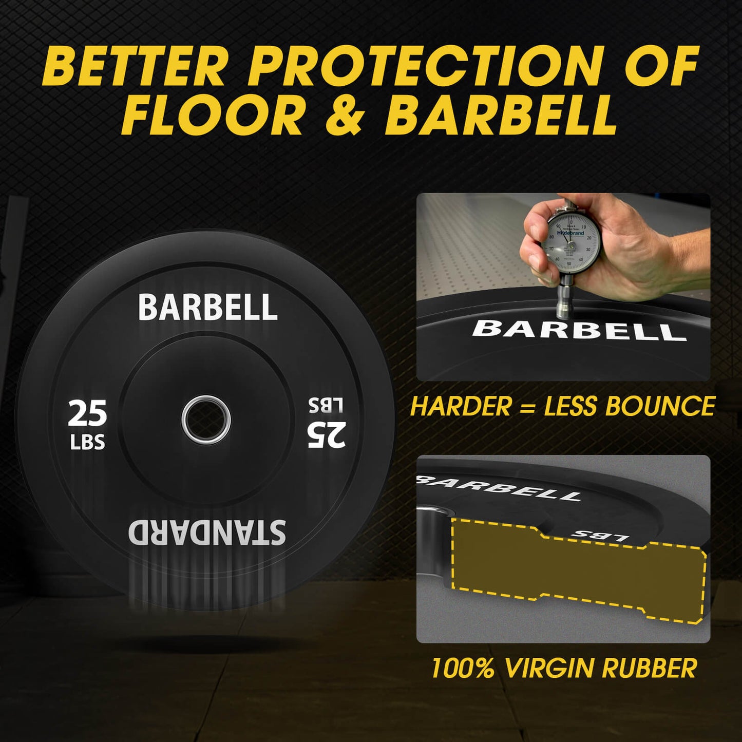 EZ Grip Olympic Bumper Plates 230LBS Combo