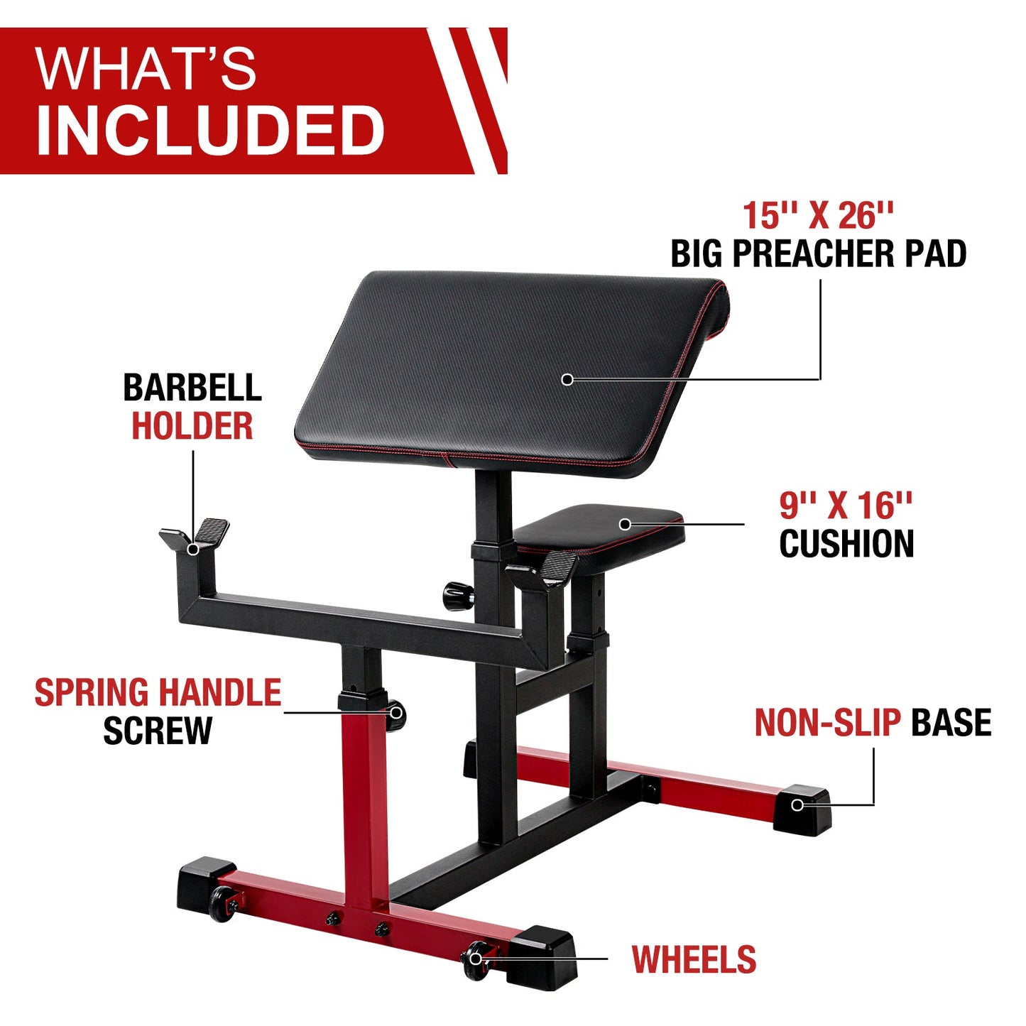 Preacher Curl Bench PB01