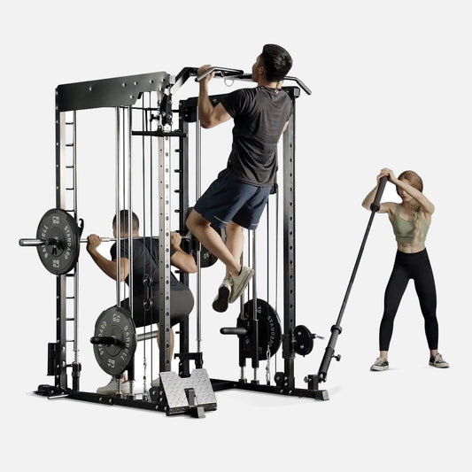 Dual Action Smith Machine with Functional Trainer SM01