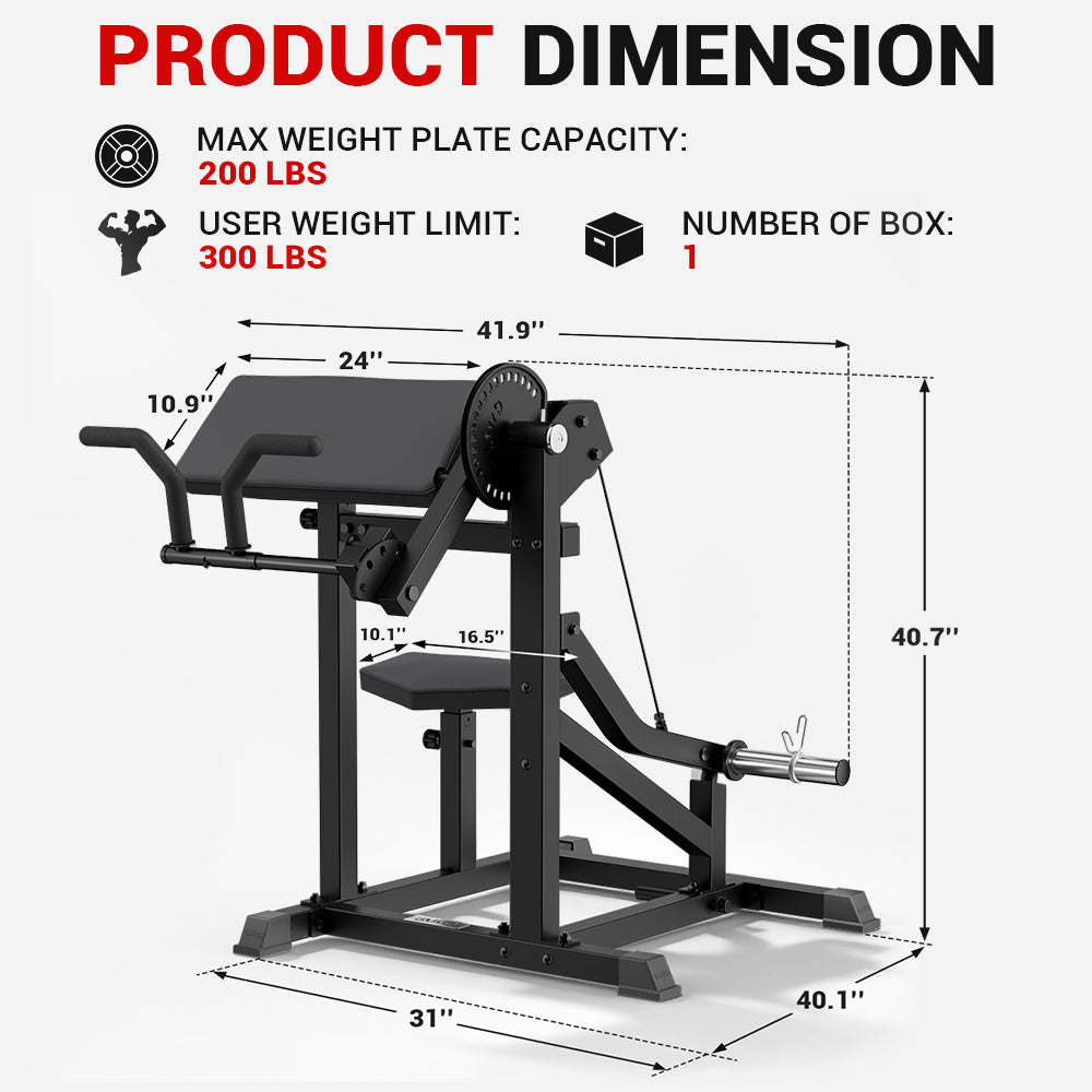1:1 Cable Ratio Bicep Curl Tricep Extension Machine WJ00